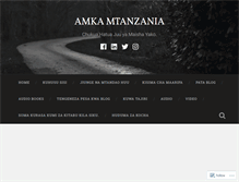 Tablet Screenshot of amkamtanzania.com
